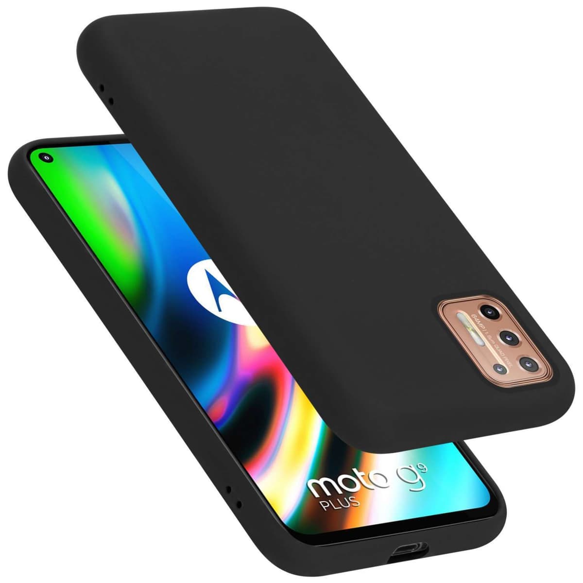 Motorola MOTO G9 PLUS Skal Fodral Case Svart Elgiganten