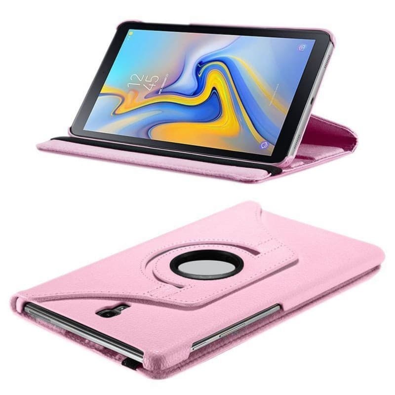 360 Roterbart Fodral Samsung Galaxy Tab S4 10 5 T830 Ljusrosa