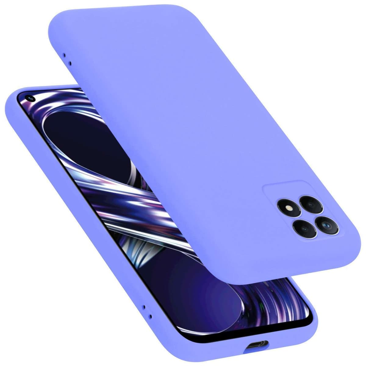 Realme 8i Narzo 50 4G Skal Fodral Case Lila Elgiganten