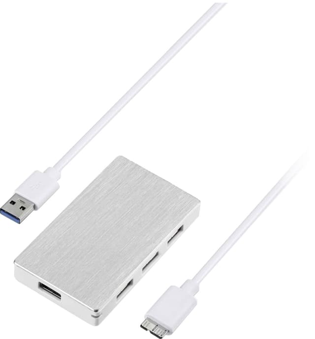 Sandstrøm 4-ports USB-hubb