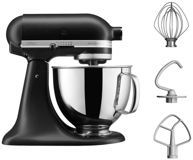 KitchenAid Artisan köksmaskin 5KSM125EBM (mattsvart)