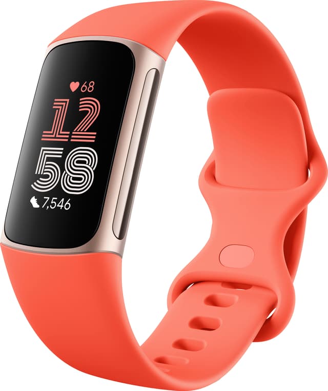 Fitbit Charge 6 aktivitetsarmband (guld/orange)