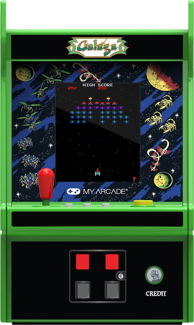 My Arcade Micro Player Pro 6.7” Galaga 2in1 Retro spelkonsol