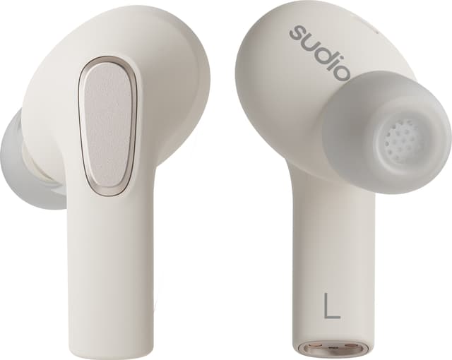 Sudio E3 true wireless in-ear hörlurar (vita)