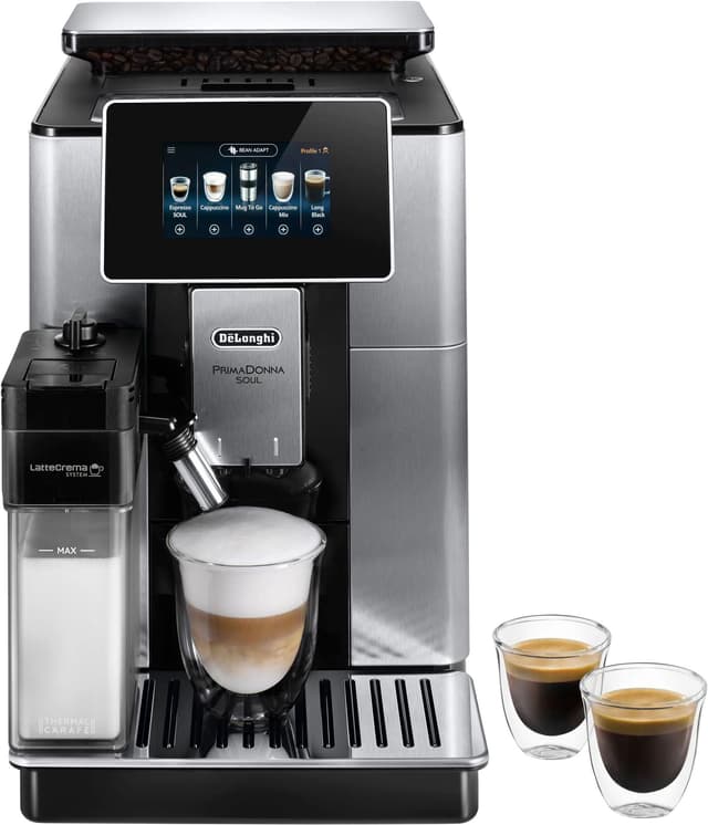 DeLonghi Primadonna Soul Helautomatisk Kaffemaskin ECAM610.74.MB