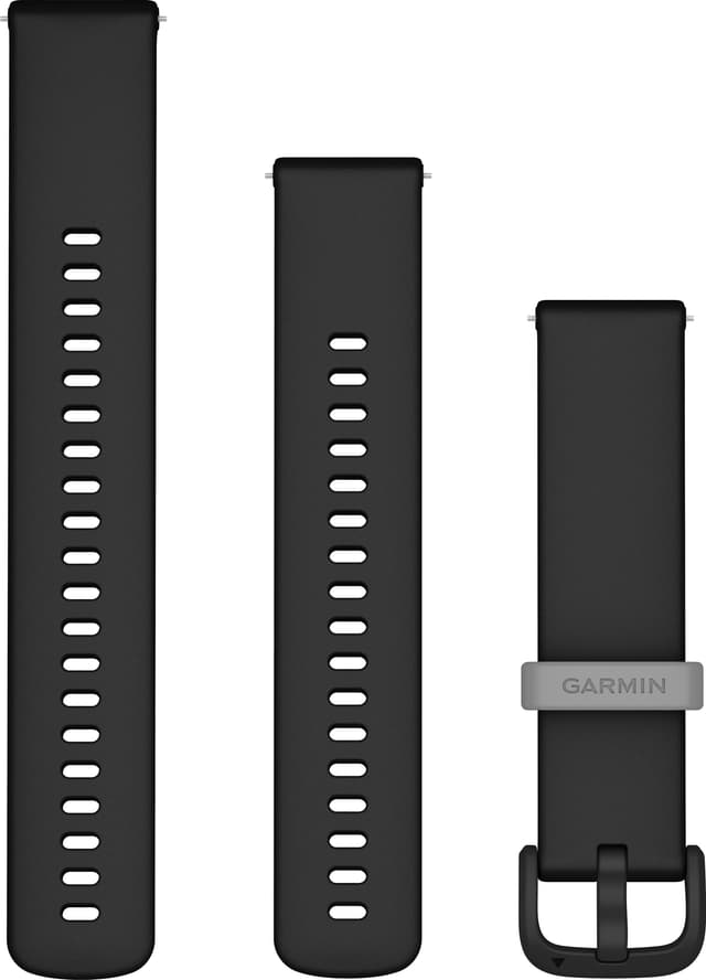 Garmin 20mm Quick Release silikon klockarmband (svart)