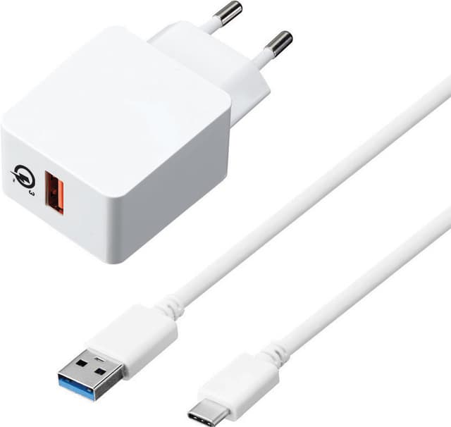 Sandstrøm snabb väggladdare USB-C 2 m