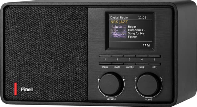 Pinell Supersound 201 DAB+/FM-radio (svart)