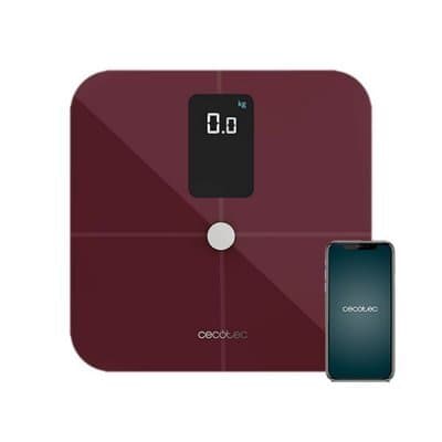 Digital badrumsvåg cecotec surface precision 10400 smart healthy vision rödbrun