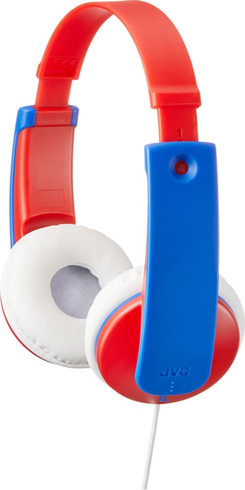 JVC Kids KD7 85dB on-ear hörlurar (röd)