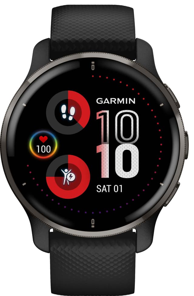 Garmin Venu 2 Plus GPS smartwatch (svart)