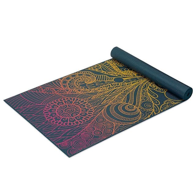 Gaiam Vivid Zest Yoga Mat 4mm Classic Printed, Yogamattor