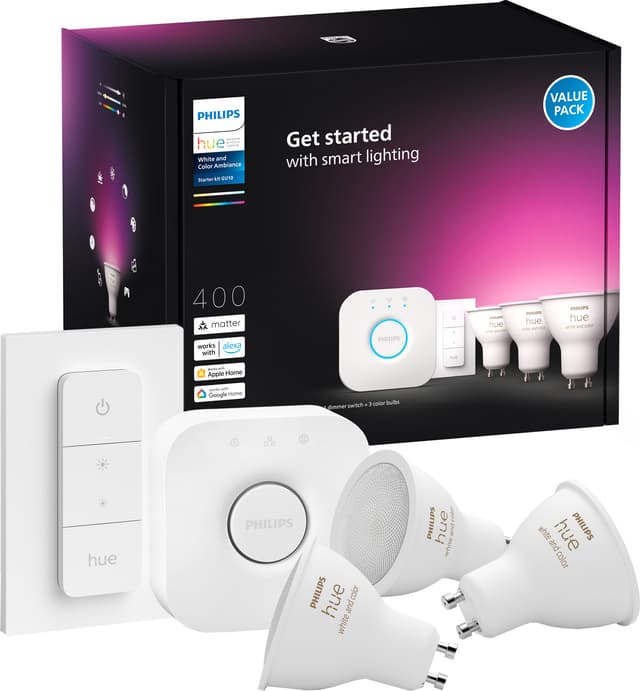 Philips Hue WCA startpaket 4,2 W, GU10