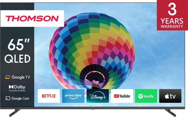 Thomson Google 65" QG4S14 4K QLED smart TV (2024/sidofötter)