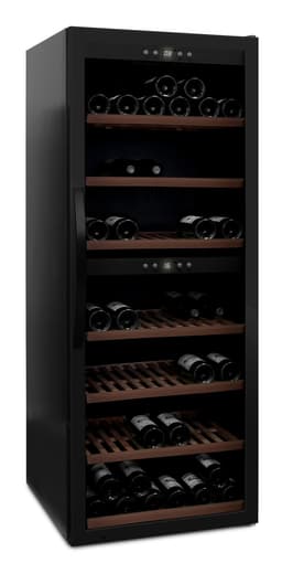 Fristående vinkyl - WineExpert 126 Fullglass Black