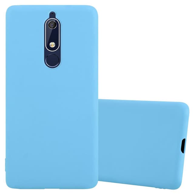 Skal Nokia 5.1 Fodral Case (Blå)