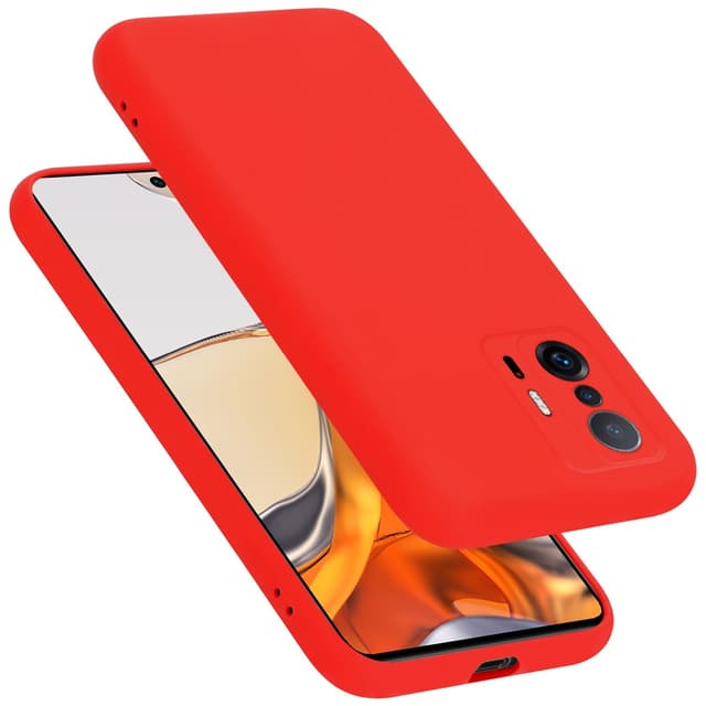 Xiaomi 11T / 11T PRO Skal Fodral Case (Röd)