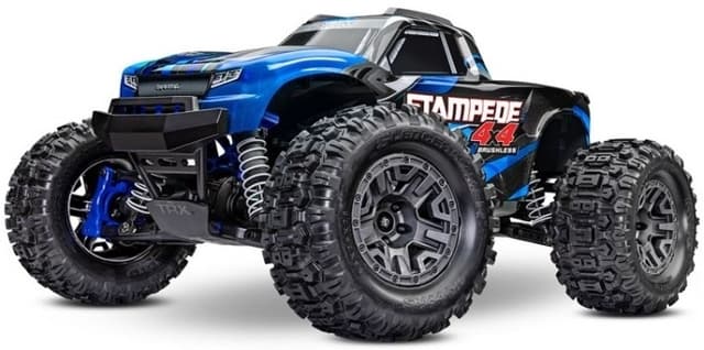 Traxxas Stämplad 4x4 BL-2S RTR TQ Blå