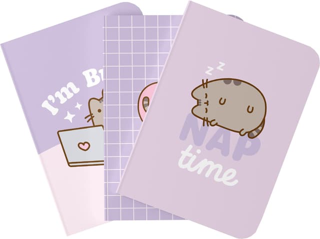 Grupo Erik Pusheen pappersanteckningsbok (3-pack)