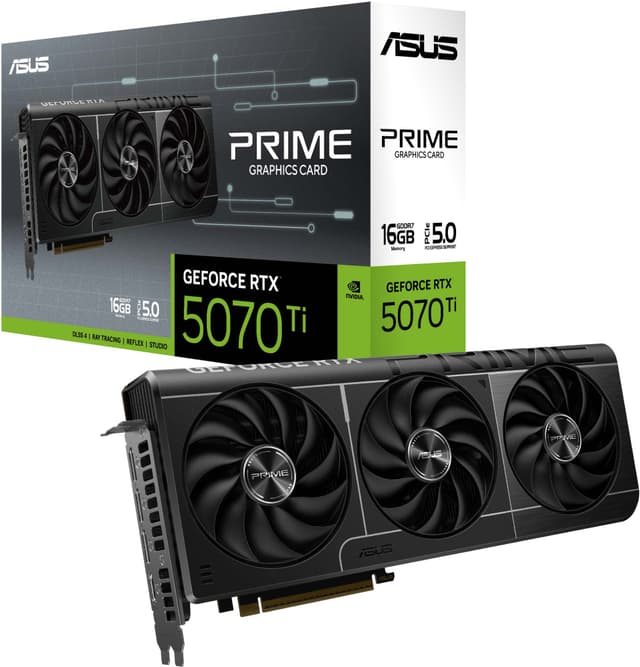 ASUS GeForce RTX 5070 Ti 16GB PRIME grafikkort