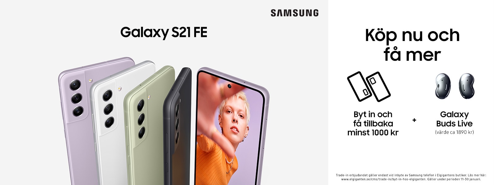 Samsung Galaxy S21 FE 5G - Elgiganten