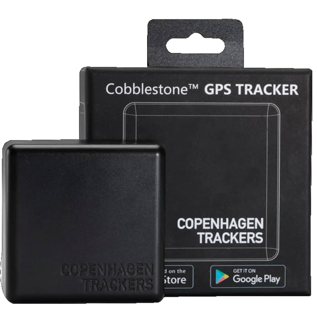 Cobblestone stötsäker GPS-spårare (svart)
