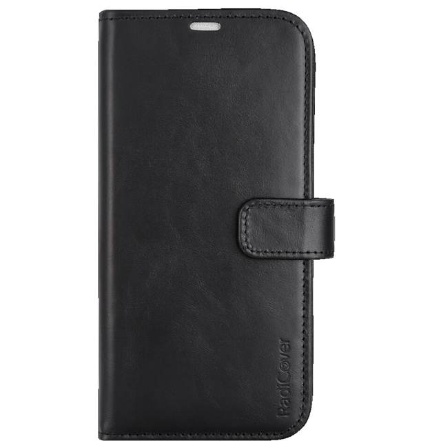 Radicover 2-i-1 plånboksfodral för iPhone 14 Plus (svart)