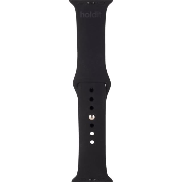 HOLDIT Apple Watch Silicone Band 30-41mm (svart)