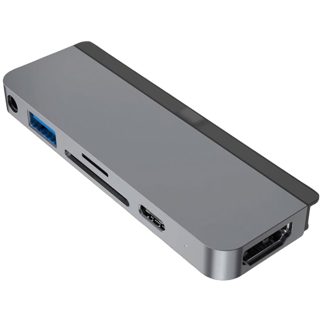 Hyper HyperDrive 6-i-1 iPad Pro USB-C-hubb (space grey)