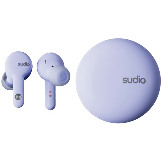 Sudio A2 trådlösa in ear-hörlurar (lila)