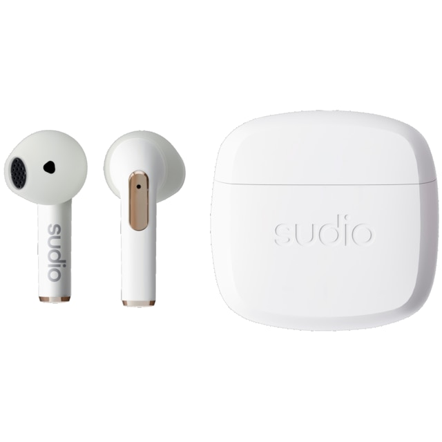 Sudio N2 trådlösa in ear-hörlurar (vita)