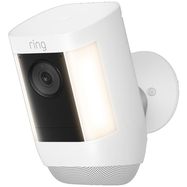Ring Spotlight Cam Pro säkerhetskamera (vit/batteri)