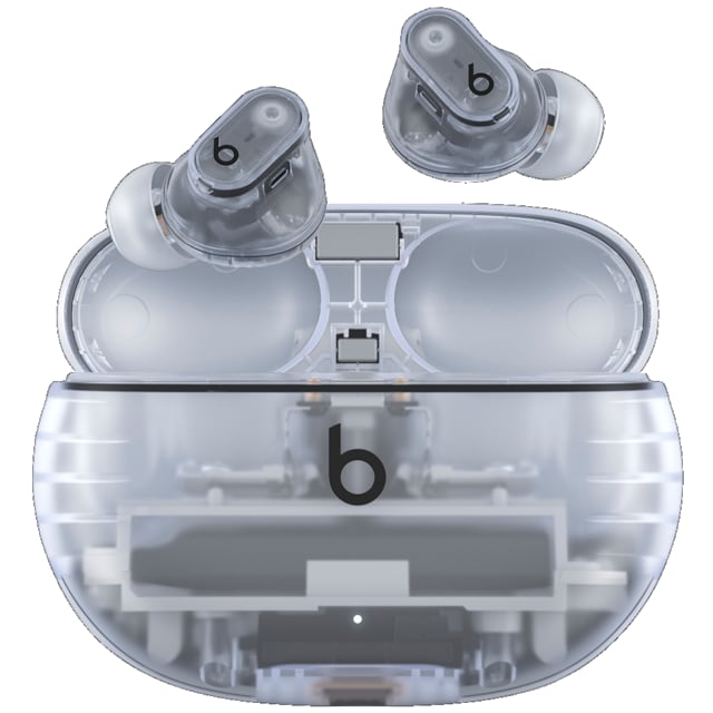 Beats Studio Buds + True Wireless in ear-hörlurar (genomskinliga)