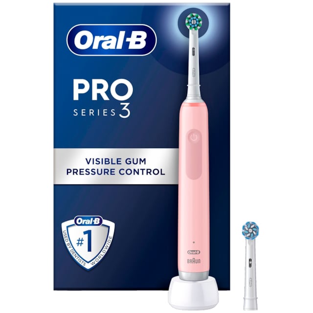 Oral-B Pro 3 eltandborste (rosa)