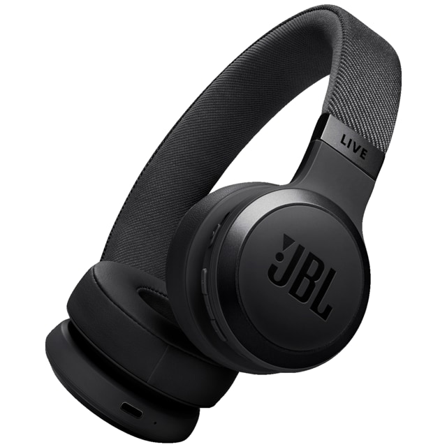 JBL Live 670NC trådlösa on-ear-hörlurar (svarta)