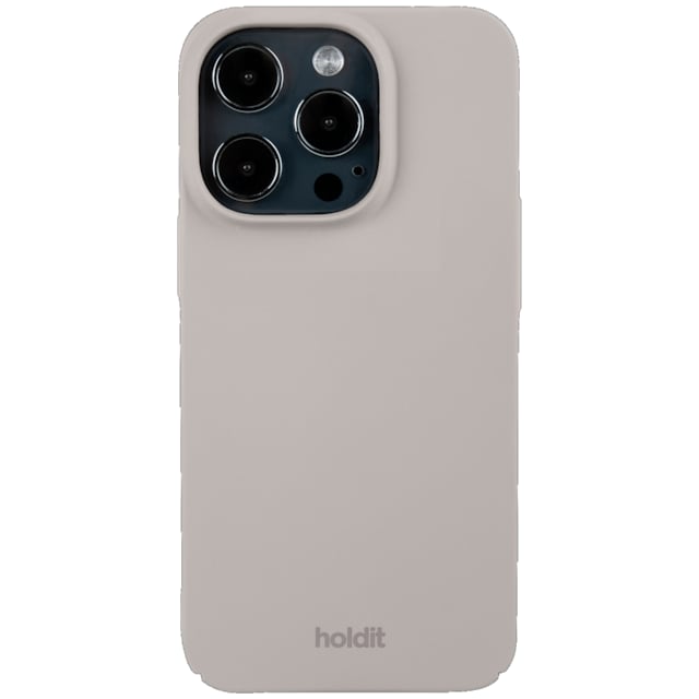 Holdit Slim Case iPhone 15 Pro skal (grå)