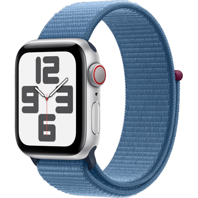 Apple Watch SE 2nd Gen 40mm LTE (Silver Alu/Winter blue sportband)