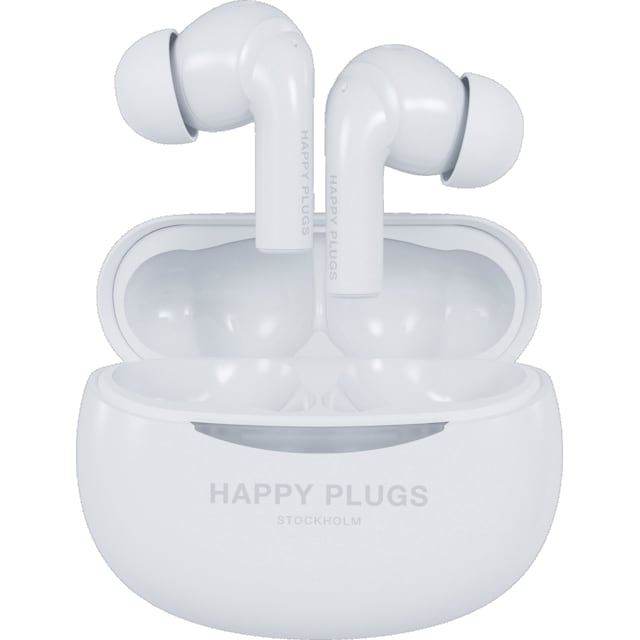 Happy Plugs Joy Pro true wireless in-ear-hörlurar (vita)