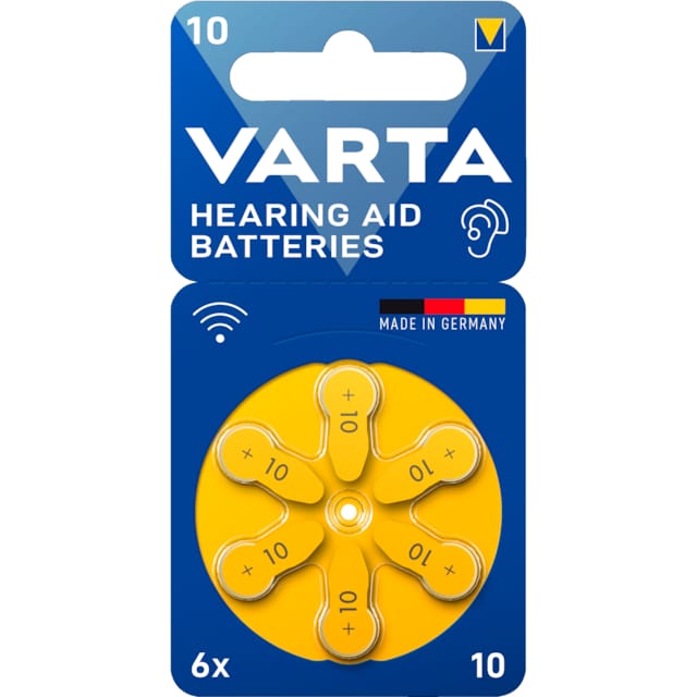 Varta 10 batterier för hörapparat 7042214 (6-pack)