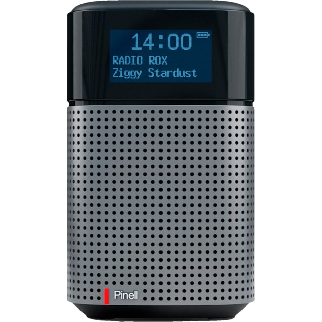 Pinell North Basic portabel digitalradio (svart)