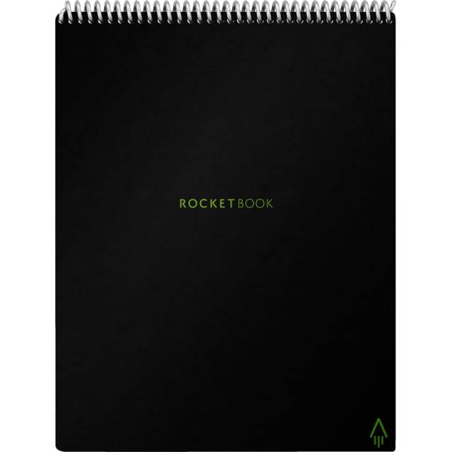 Rocketbook Flip Letter digitalt anteckningsblock A4 (infinity black)