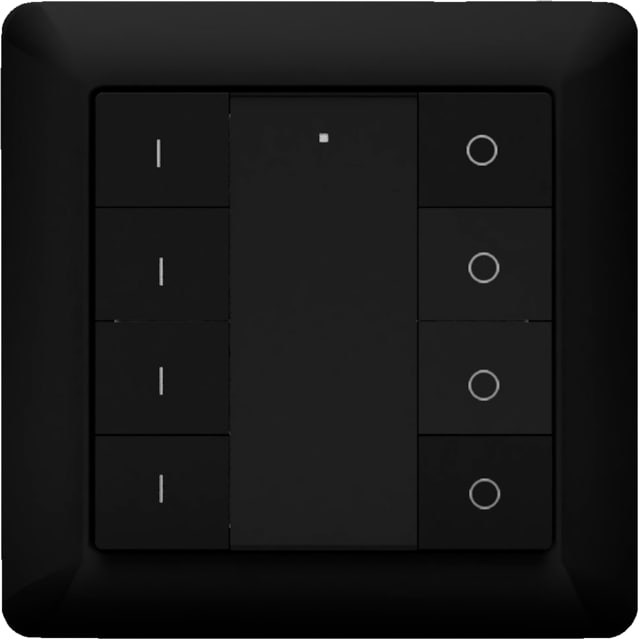 HeatIt Z-Push 8 strömbrytare (svart)