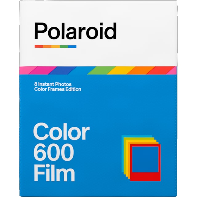 Polaroid 600 Color film med ramar i färg för direktkamera