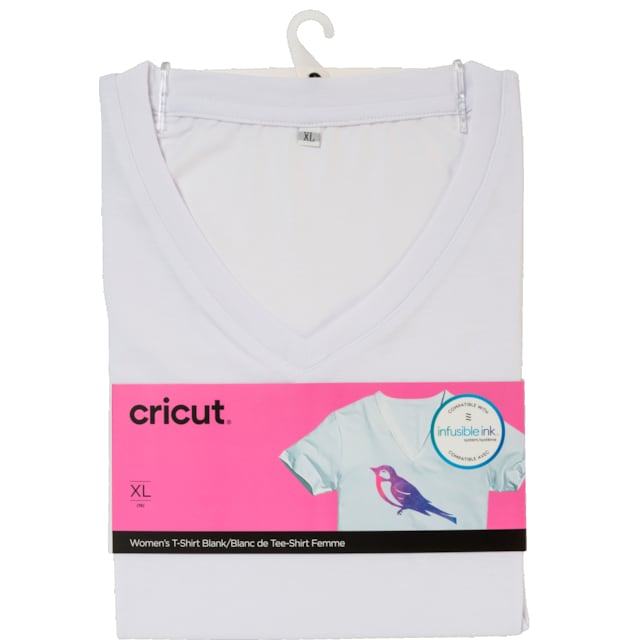 Cricut vit dam-T-shirt för Infusible Ink (XL)