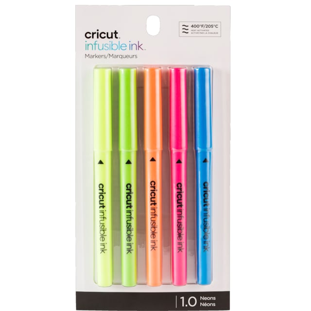Cricut Brights Infusible bläckpennor med tunn spets 1.0 (5-pack)