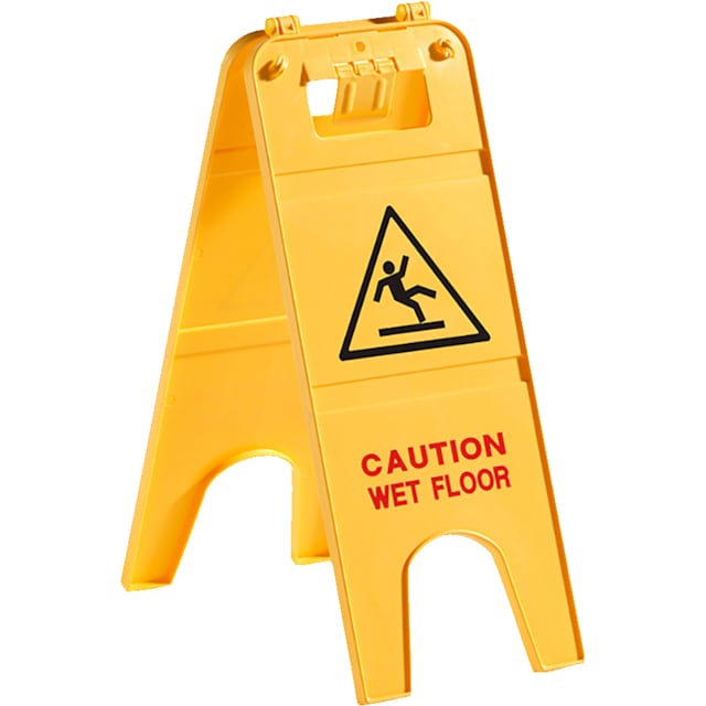 Edward Caution varningsskylt blött golv