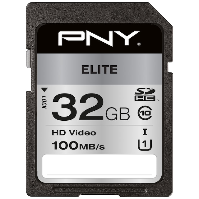 PNY Elite SDHC minneskort 32 GB