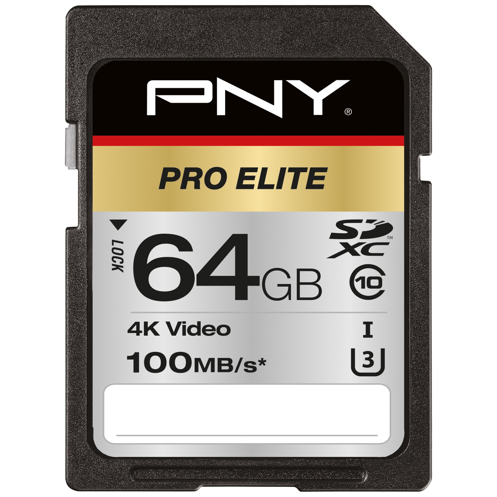 PNY Pro Elite SDXC minneskort 64 GB - Elgiganten