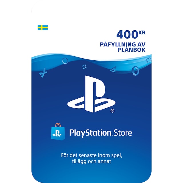 Playstation Live Network Card (PSN) - PS4, PS3, PSP, PS Vita - 400 SEK