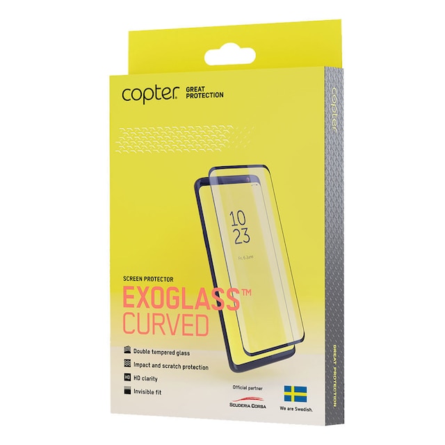 Copter Exoglass Curved Frame iPhone 11 Pro / X / XS - Svart